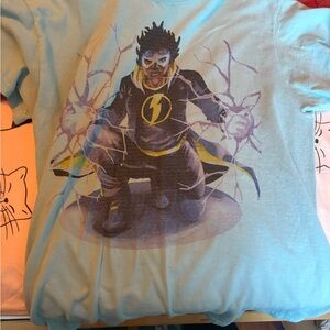 Graphic T-Shirt with Superhero Design